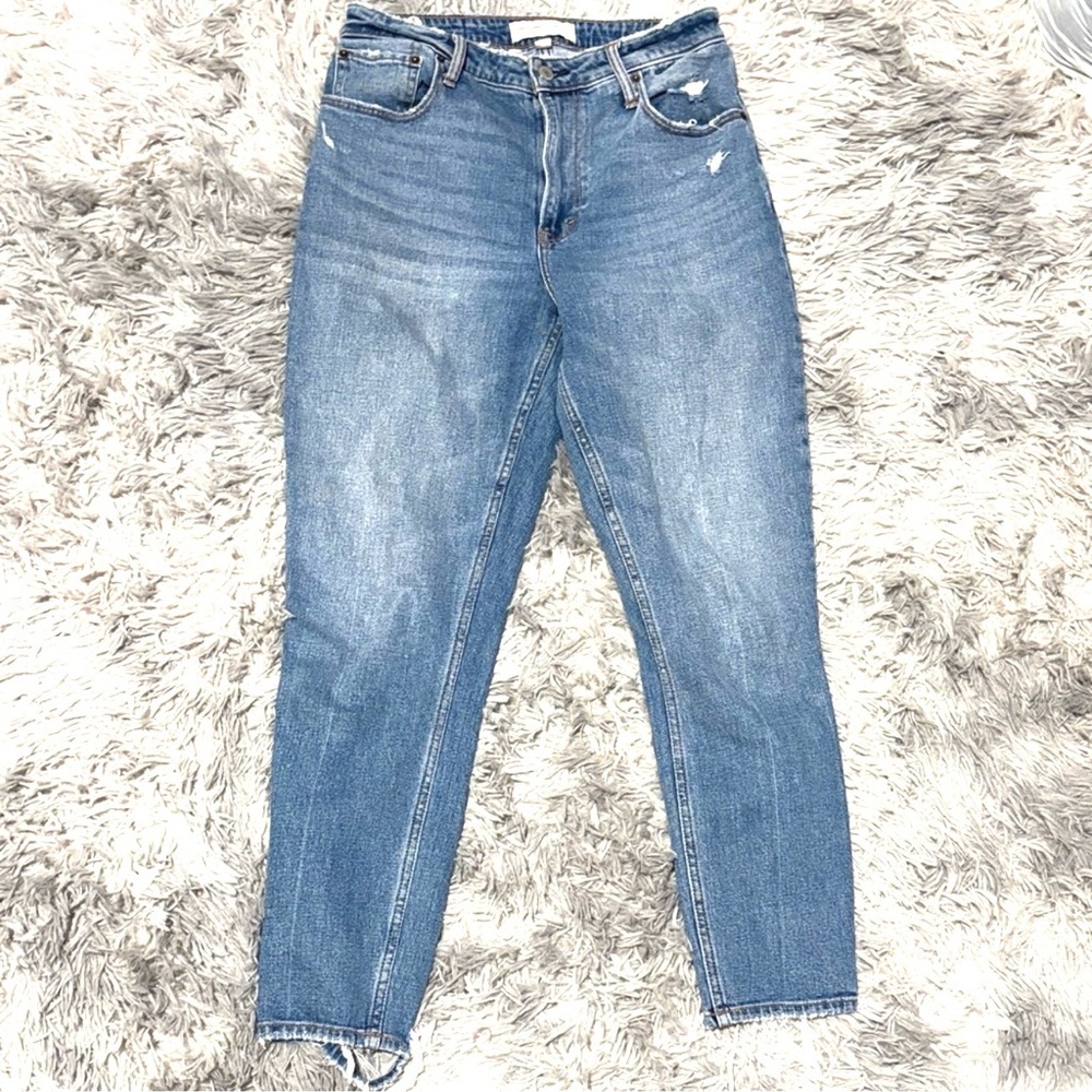Abercrombie & Fitch Women's Size 28R‎ Curve Love Blue Skinny Jeans